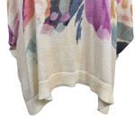 Chico's Knit Multicolor Floral Poncho Sweater L/XL Photo 2