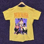 Nirvana Nevermind Tour Band Poster Grunge Band T-Shirt L Photo 0