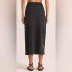 Z Supply  Shilo Knit Skirt Navy Large NWT STITCH FIX Photo 2