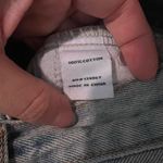 Princess Polly Holly Asymmetric Straight Leg Jean Light Wash Denim Photo 8