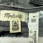 Madewell NEW 90s Straight Women's Gray High Waisted Baggy Denim Jeans Pants 33 Photo 3