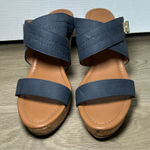 Tommy Hilfiger Tommy Bahama Women's 10 Strappy Sandals Navy Platform Summer Nautical Resort Photo 0