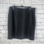 Richard Malcom Frayed Aline Dark Academia Career Work Lined Skirt Size 12 Photo 2