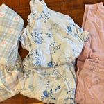 Loft  Women's Pajama Sets - Pink, Gray, and Blue Size L Photo 2