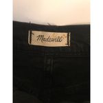 Madewell  black rigid denim a line mini skirt size 26 cute Y2K Photo 7