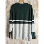 Vince Camuto Cardigan Sweater Womens Size L Varsity Preppy Cheerleading Photo 1