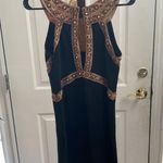 Free People Nwot BLACK BROWN  BODY CON DRESS WIRH MIRRORED EFFECT SIZE S Photo 6