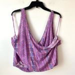 Free People Free‎ People Your Twisted Tank Top Bubble Hem Summer Bloom Combo S Photo 6