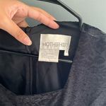 Motherhood Maternity Vintage Black Textured Knee Length Dress XL Short Sleeve Photo 3