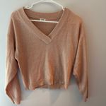 Garage  Women's V-Neck Sweater - peach xs Photo 0