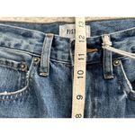 Pistola Women's Eden High Rise Mom Slim Kick Jean Vintage Raw Hem Blue Size 27 Photo 6
