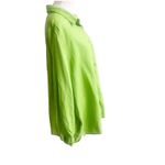 Bridgewater Studio 100% Linen Long Sleeve Button Down Plus Size 3X Green Photo 2