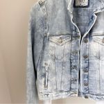 Forever 21 Washed Look Lightweight Denim Jean Jacket Sz S Photo 1