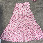 ZARA  Floral Belted Midi Skirt Photo 1