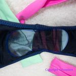 NEW Triya tie side womens‎ bikini bottom navy blue pink green, size M Size M Photo 4