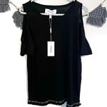 Derek Lam NWT  10 Crosby x Revolve Fringe Cold Shoulder Tee Photo 4