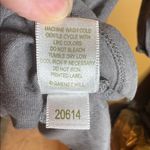 Garnet Hill Folkloric Embroidered Knit Top Charcoal Gray Size Small Photo 7