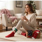 Novelty Christmas Knit Socks 5.5 Photo 10