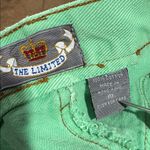 The Limited  jeans vintage green cotton made in Hong Kong soft mom style size 10 Photo 5
