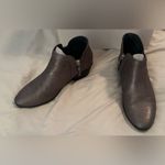 JustFab Faux Leather Metallic Booties Photo 4