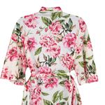 Show Me Your Mumu  Floral Kimono Robe Pink Green One Size Photo 4