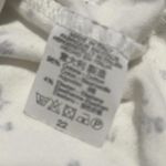 Brandy Melville  Floral Wrap Top Long Sleeve V Neck White Black Cute Photo 3