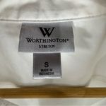 Worthington Woman's Stretch Sleeveless Button Up Blouse Size S Photo 2