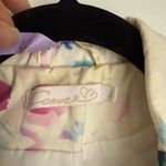 White tie dye colorful cropped blazer in size small Photo 6