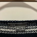 Vince  Navy Blue & White Stripe Sweater Photo 5