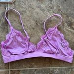SKIMS Fits Everybody Lace Triangle Bralette Petal Size Small Photo 5