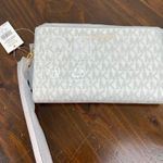 Michael Kors Signature Powder Blush Jet Set Large Double Zip Wristlet Pink Photo 15