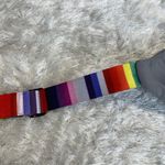 Rainbow Pride Gray Bright Stripes Fanny Bag Belt Bag LIKE DREAMS Photo 5