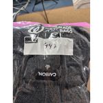 Carbon Women's Gray 100% Cotton Knit Full Zip Hooded Sweater Small Photo 7