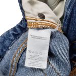 Free People  We The Free Mini Skirt Womens 27 Denim Distressed Frayed Button Fly Photo 6