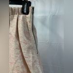 Talula Aritzia  Striped Shimmer Pleated Flair Mini Skirt Womens 2 Elasticic Waist Photo 3