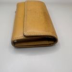 Coach VTG  Leatherware Wallet Cardholder Tan Zip Trifold Carabiner  Y2K Photo 2