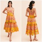 Farm Rio 💕💕 Mixed Fruits Paradise Midi Dress ~ Small S NWT Photo 8