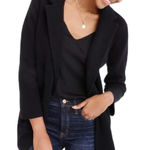 J.Crew Sophie Open Knit Black Sweater Blazer Size M Preppy Academia Minimalist Photo 0