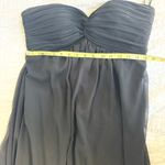 Ever Pretty Romantic Sheer Maxi Dress Gown Sz 8 Black Elegant Rouched Strapless Photo 8
