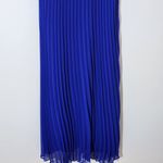 Sangria Sleeveless Blue Maxi Dress with Pleated Skirt Size 6 NWT Photo 4