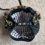 Betsey Johnson Luv Betsey Vegan Leather Small Black Crossbody Bucket Bag Photo 4