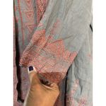 Johnny Was Embroidered Duster Kimono Open Front Bohemian Cardigan Photo 4