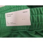 American Eagle Women's Size Large Boyfriend Jogger Sweatpants Green Elastic NWT Photo 4