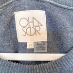 Chaser Bliss Tie Dye Knit Shirred Long Sleeve Pullover Sweater Blue Size XS Photo 3