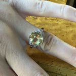 Yellow Labradorite Sterling Silver Ring Size 7 Photo 3