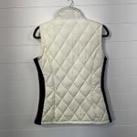 Calvin Klein Women's Puffer Vest White Mock Neck Zippered XS Jacket Preppy Fall Photo 6