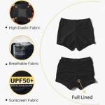 Tournesol Women's Swim Shorts High Waisted Bathing Suit Bottoms Swimsuit Boy Shorts Photo 4