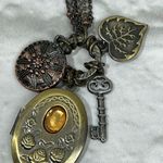 Sonoma Locket Necklace With Key And Leaf Charm Accent Photo 4