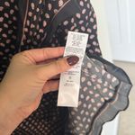 Doen Silk MILLANE DRESS IN CARDINALE FOULARD Sleeveless Black Size XXL Photo 4