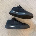 Prada  Milano Black Nylon & Leather Triangle Logo Sneakers EU 37.5 Photo 1